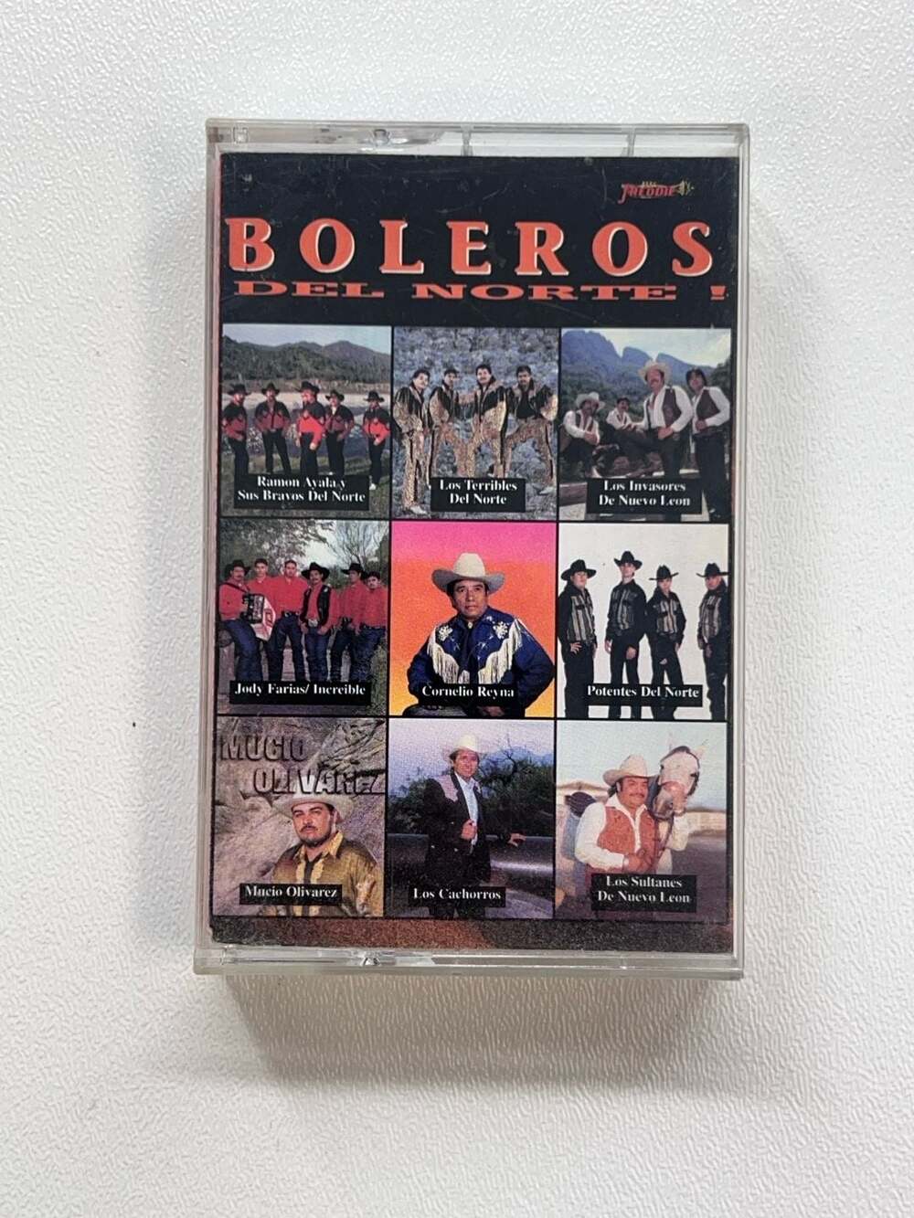 Boleros Del Norte - Various Artists Cassette Tape Freddie Records Tejano Norteño